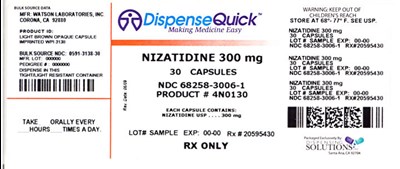 Label Image For 300mg 30 Count Bottle (Ndc 68258 3006 1)